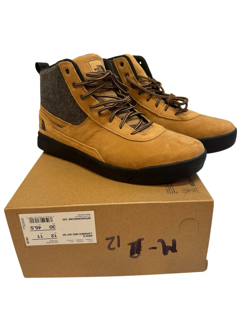 North Face Men’s Larimer Mid Waterproof SE Outdoor Hiking Boots Size 12 New